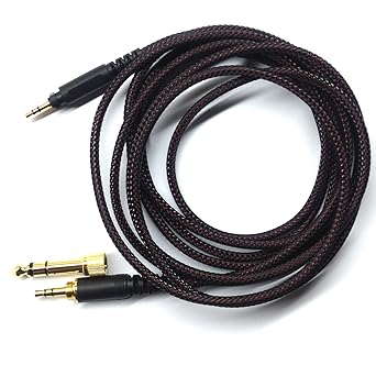 NEOMUSICIA Replacement Cable For SHURE SRH840 SRH940 SRH440 SRH750DJ Headphones Braided wire Audio upgrade HIFI stereo Cord 300cm/9ft
