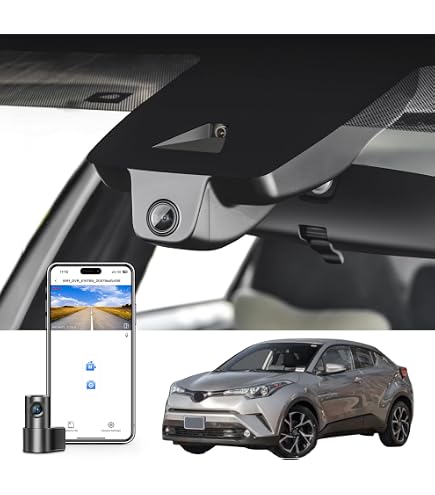 Amazon.com: FITCAMX 4K Dual Dash Cam Suitable for Toyota C-HR 2017