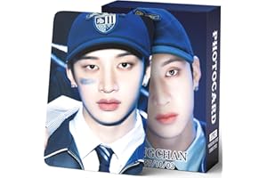 Yuto Stray Kids Photocards 127 PCS Stray Kids Hollow Photo Cards Stray Kids Dominate World Tour Photocards lomo Card Gift Lomo Cards Merch for Stray Kids Boys and Girls (Bang Chan)