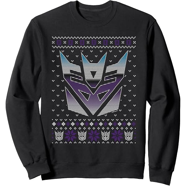Sweat-shirt Transformers Decepticon Graffiti - Design Drippy, Logo Géant, Officiellement Licencié