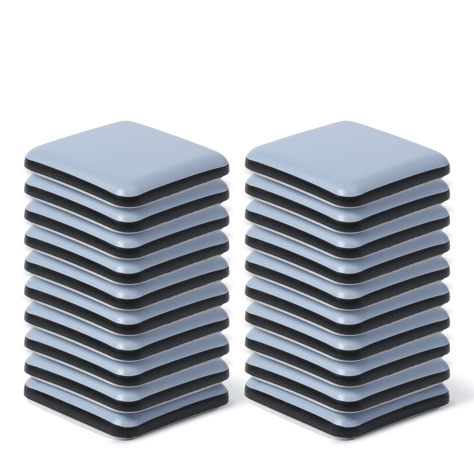Hasware Furniture Sliders 20 Pcs,Heavy Movers,Furniture Moving Kit for Hard Floor Surfaces Felt Pads (20, 40x40mm) — image 1