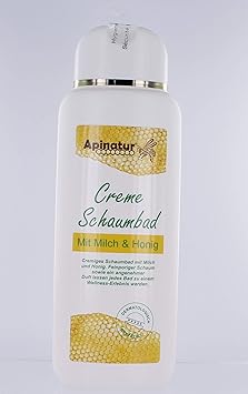 Apinatur Milch-Honig Creme-Schaumbad 250 ml ph-hautfreundlicher Badezusatz