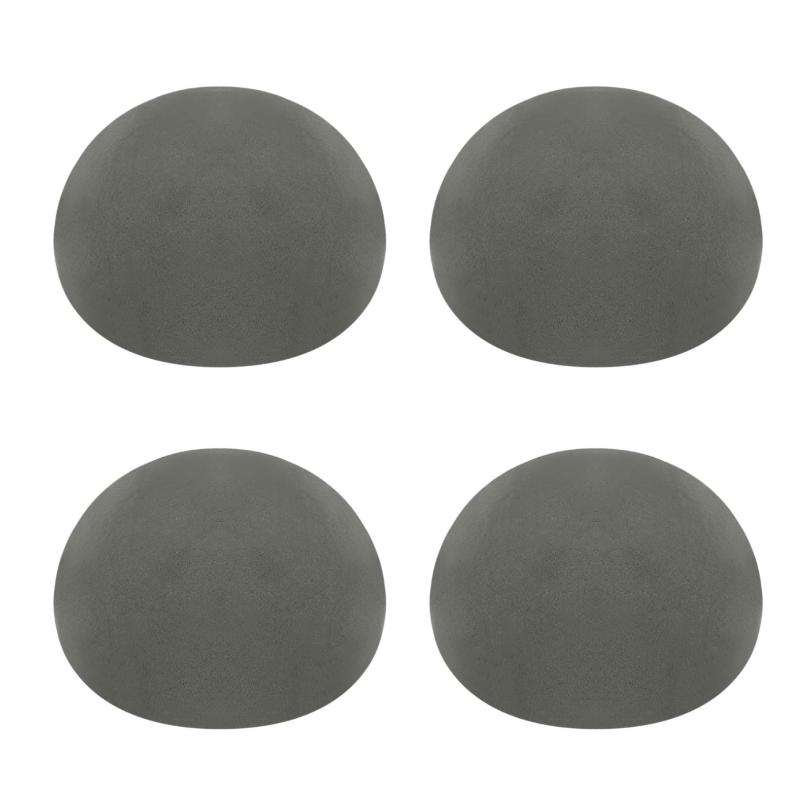 PATIKIL Green Floral Foam 4-Pack 3.5" Dia Half Round Ball for Artificial Plant Bouquets, DIY Dry Craft Flower Block