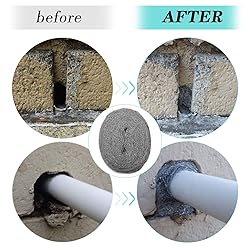 30FT Steel Wool Fill Fabric Roll, Coarse Wire Wool