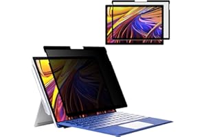 Halloive Surface laptop privacy screen protector 1/2/3/4 th Gen 13.5 inch,Removable surface laptop 4 privacy screen (for Microsoft Surface 1/2/3/4 laptop screen filter),-/Anti Blue Light/Anti-Glare
