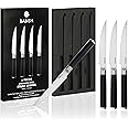 Babish High-Carbon 1.4116 German Steel Cutlery, 4pk Forged Kitchen Steak Knife