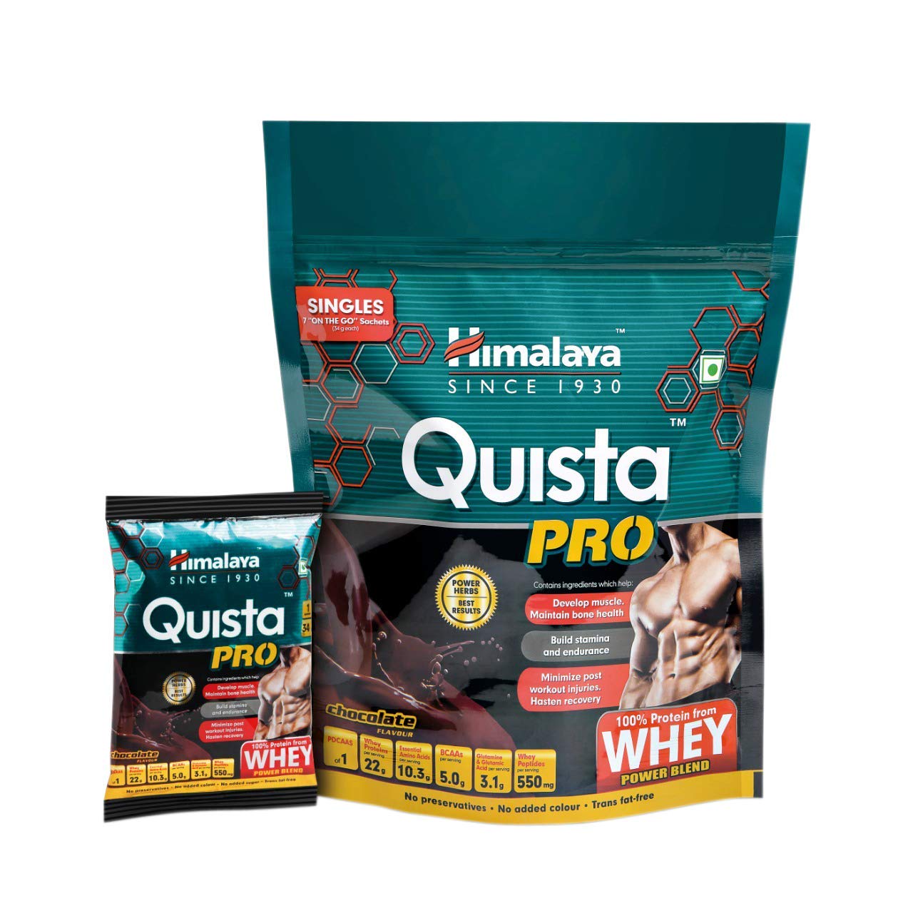 Himalaya Wellness Pure Herbs Gokshura Men S Wellness 60 Tablets And Quista Pro Advanced Whey Protein Powder Travel Pack 7x34 G Chocolate Amazon In Health Personal Care