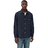 Madewell Men's Indigo-Dyed Stripe Work Shirt