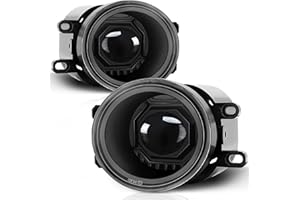 KARSAM Round LED Fog Lights Assembly for 2016-2023 Toyota Tacoma, 2014-2023 4Runner, 2014-2019 Tundra, 2007-2014 Camry, 2006-