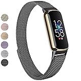 Vanjua Metal Band Compatible with Fitbit Luxe