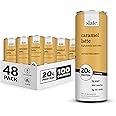 Slate Milk - High Protein Iced Coffee - Caramel Latte - 175mg Caffeine, Lactose Free Energy - 20g Protein, 1g Sugar, 100 Calories, 1g Net Carbs, No Sugar Added - Protein Coffee - 11 fl oz, 48 Cans