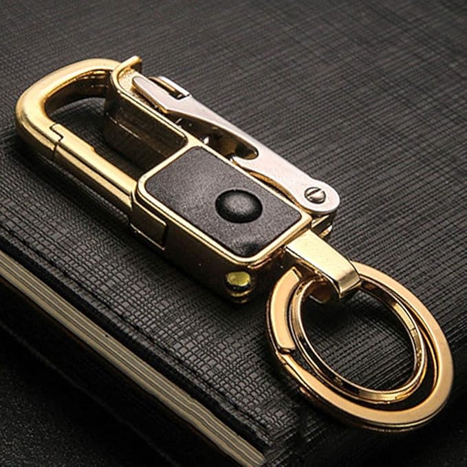 YCYG Keychain Simple and Light Keyrings Car Key Chain Key Ring for Men