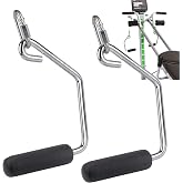 Chrome Grip Handles for Total Gym XLS Supra FIT Replacement Accessories | Compatible with 2000, 2200, 2500, 3000, 3000XL, XL, XLS