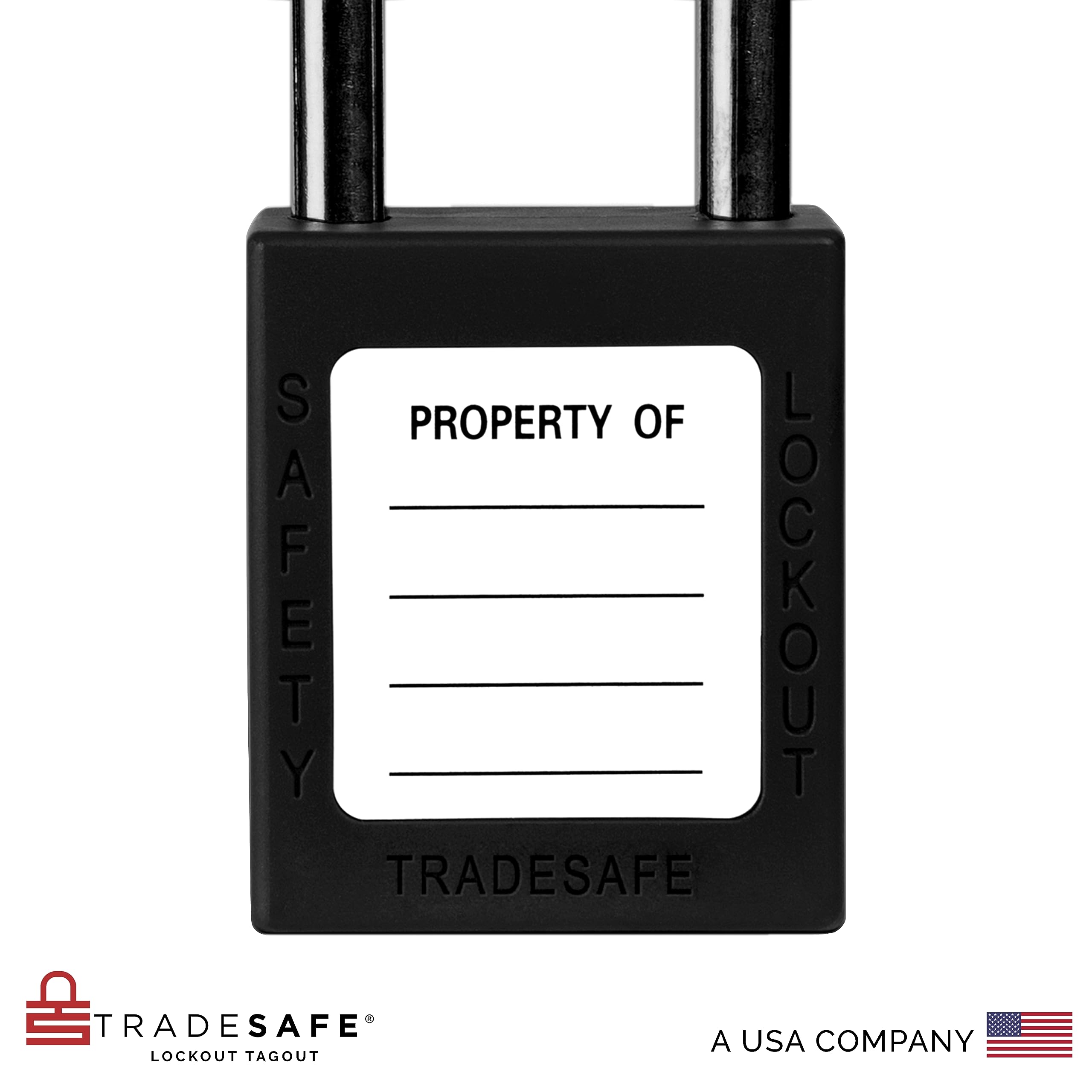 Tradesafe Lock Mua TRADESAFE Lockout Tagout Lock Sets, 10 Black Keyed Alike Safety ...