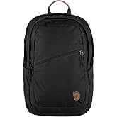 Fj&auml;llr&auml;ven Raven 28 Backpack - Multi-Pocket Organization, Padded Support, Durable Fabric - Commuting, Travel, Black