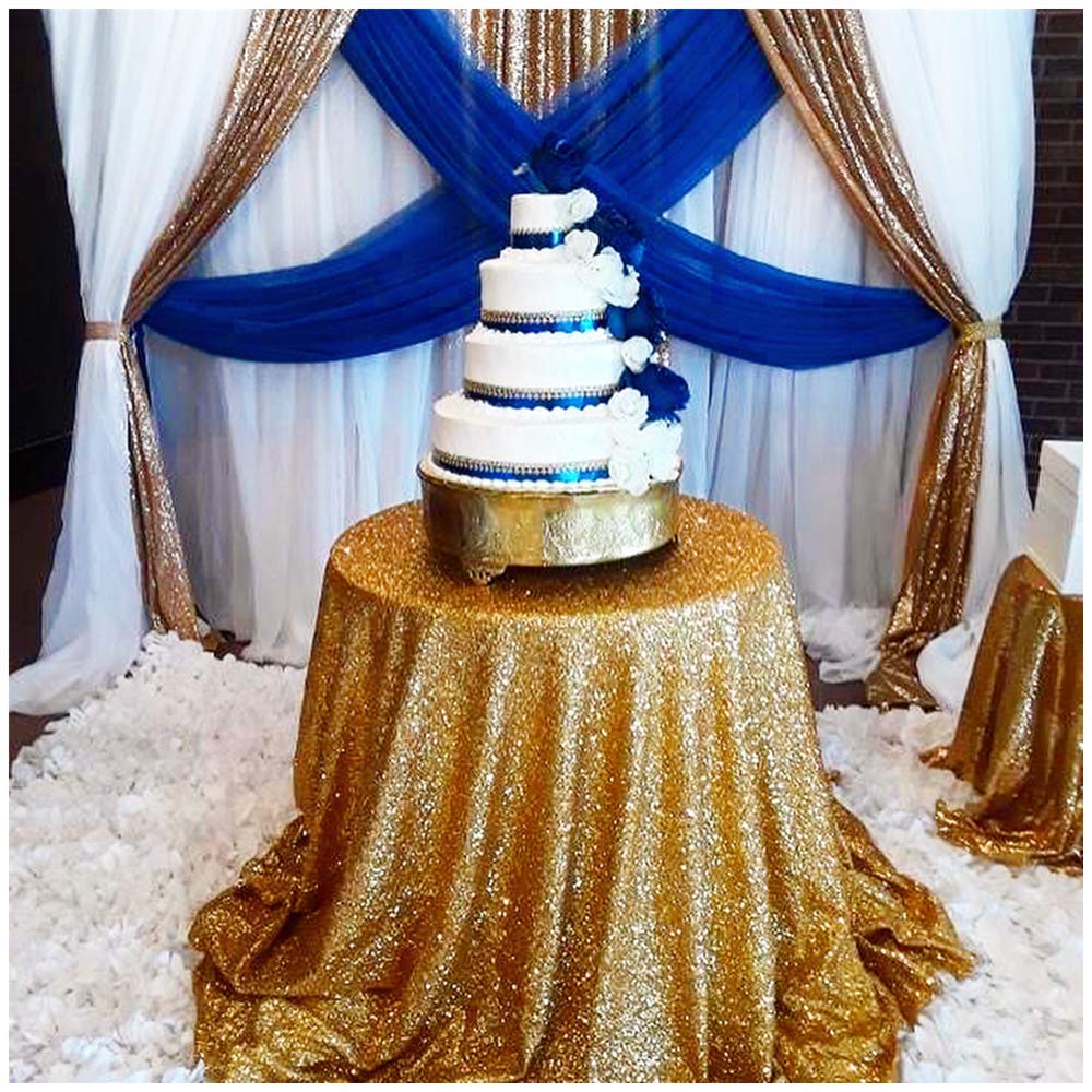 Best sequin table cloth round