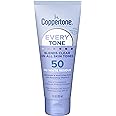 Coppertone Every Tone Sunscreen Lotion SPF 50, Lightweight, Rubs on Clear Sunscreen for All Skin Tones, Formulated with Nourishing Vitamin E, 7 Fl Oz Tube