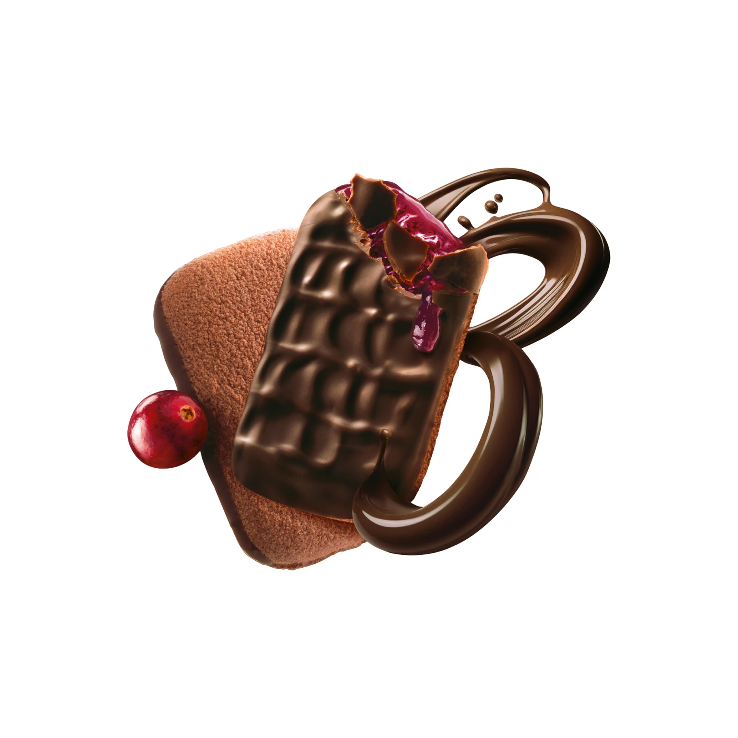 Bahlsen Messino Cranberry - 1er Pack - Luftiges Gebäck mit Cranberryfüllung und edelherber Schokolade (1 x 125g) 3