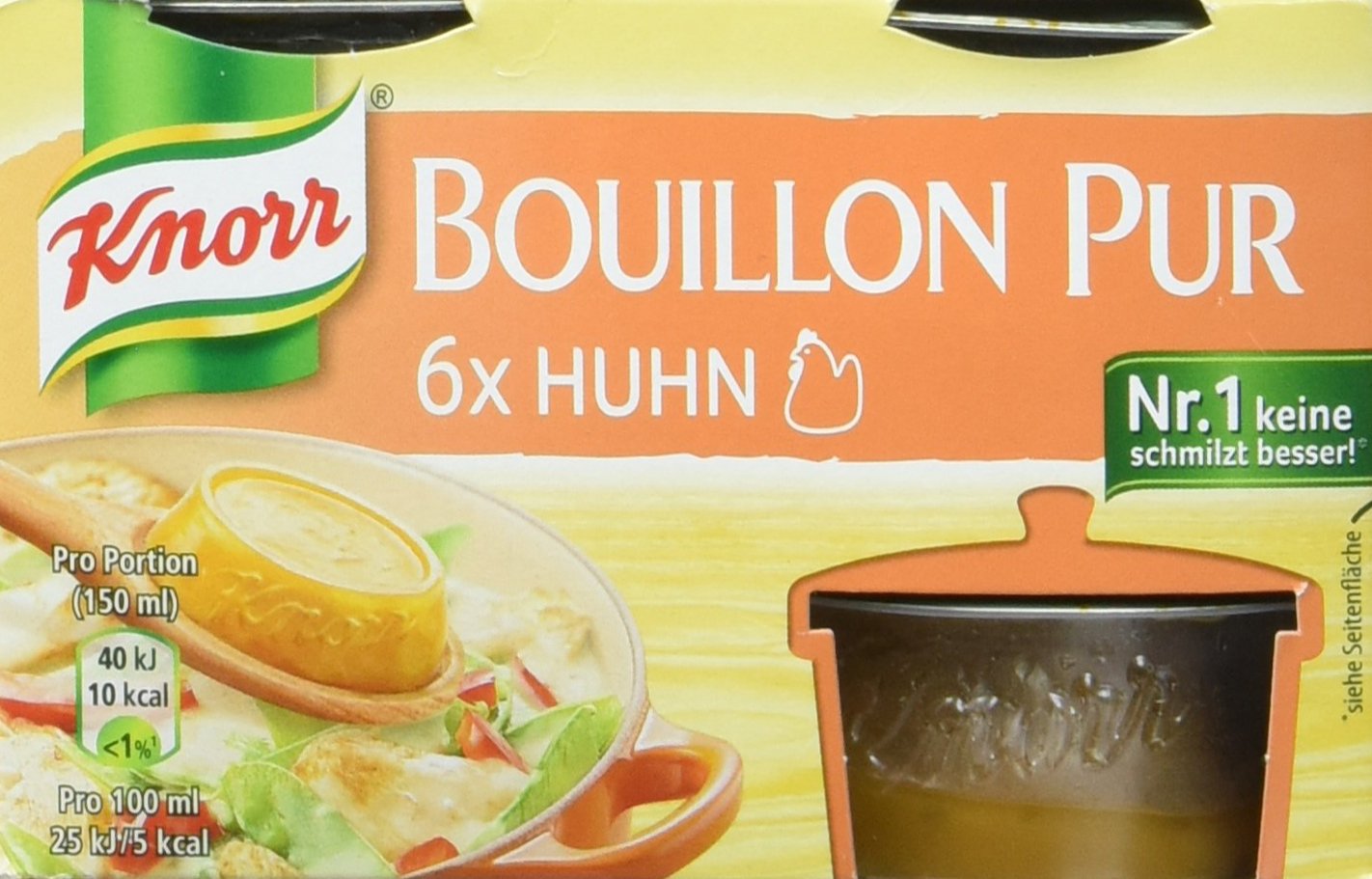 Knorr Bouillon pur Huhn 6x28g Amazon.de Lebensmittel & Getränke