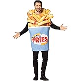 Rasta Imposta Festival Fries Bucket Halloween Costume Fast Food French Fry Novelty Party Funny Mens Womens Costumes, Adult One Size