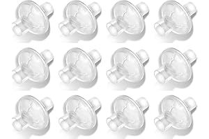 Nispira CPAP Inline Filter Viral for BiPAP CPAP Machines ResMed, Dreamstation Standard Tubing Outlet 22 mm Machine Outlet 25mm, 12 Packs