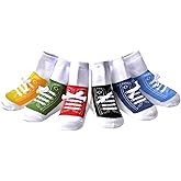EPEIUS Unisex Baby Girls Boys Non-Slip Socks (Set of 6)