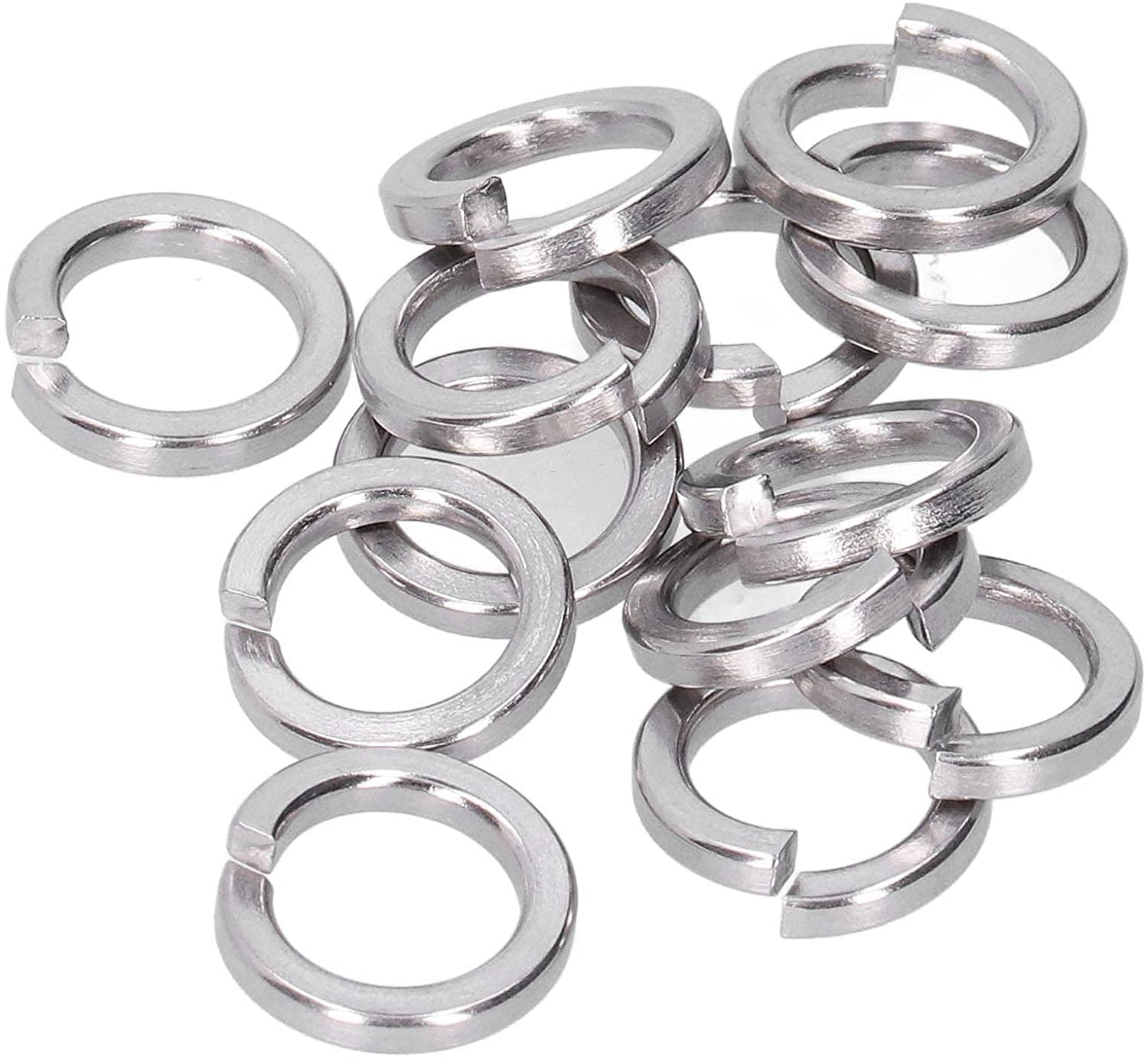 TERF® M6 Square Section Spring Washer M6 (6mm) Steel Split Lock Spring Washer - Pack of 100