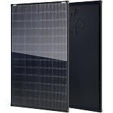 AeternaSol 200W Solar Panel N-Type 25.6% Efficiency PV Module for 12V/24V | 200 Watt Solar Panel for RV, 16BB Grade A+ Cells IP68 Waterproof for Class B,Roof,Ground Mount,Boat,Cabin,Farm,Sheds