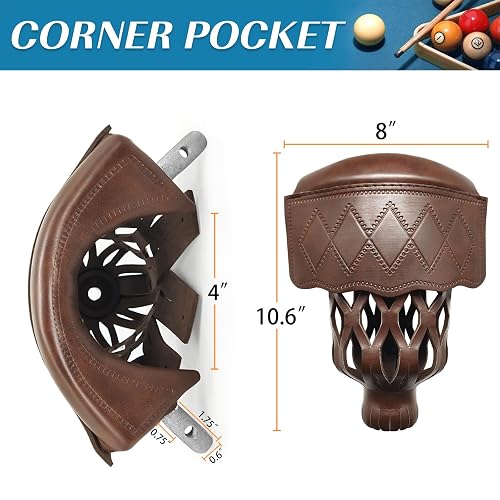 Table Billard Heavy Duty Pool Table Corner Pockets MoyanSuper Billiard ...