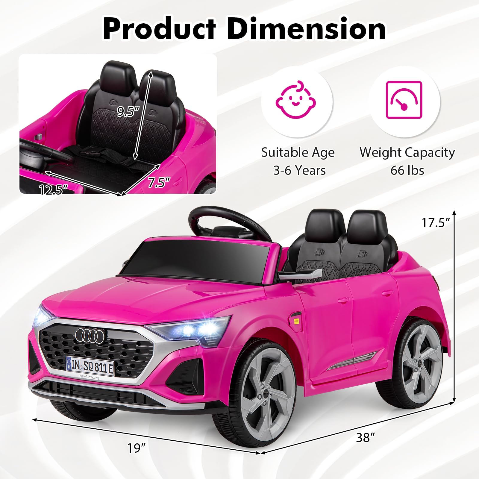 Audi SQ8 Ride-On Car Image 6