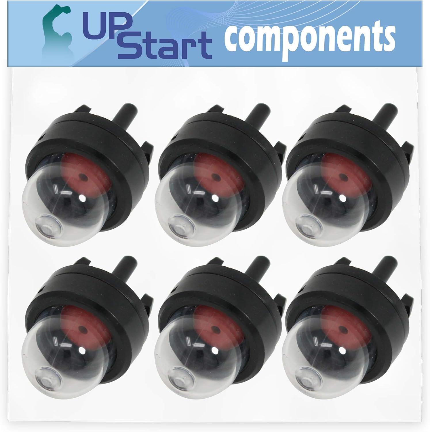 UpStart Components 6-Pack 530047721 Primer Bulb Replacement for Shindaiwa EC7500 Engine Cut-Off Saw - Compatible with 12318139130 300780002 188-512-1 Purge Bulb