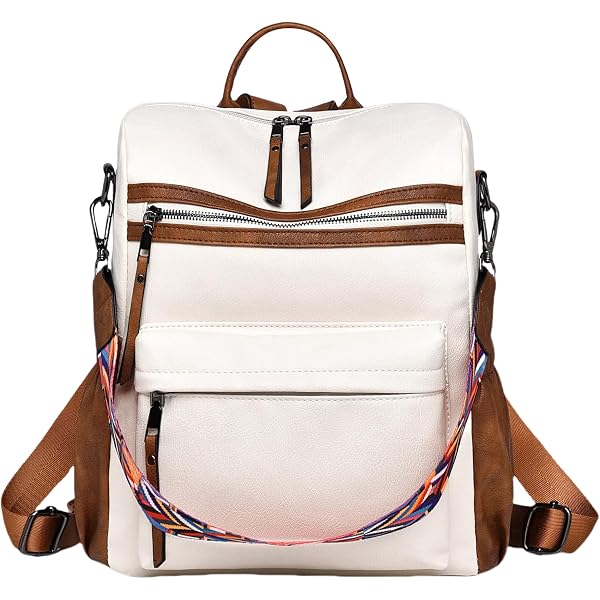 7994 Fashion Backpack Purse Anti-Theft Leather Shoulder Bag Travel Multi Amazon.com: Womens Backpack Purse Leather Anti-theft Large  main image 2
