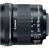 Canon EF-S 10-18mm f/4.5-5.6 is STM Lens, Lens Only