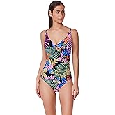 Profile by Gottex D-Cup Tankini Top - Matte Gold Insert, Adjustable Straps, Tummy Control, Bottoms Sold Separately