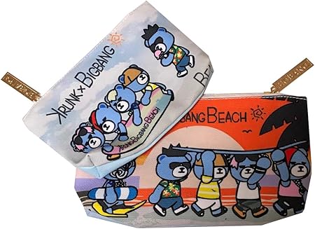 Amazon Bigbang メイクポーチ 大小2個セット G Dragon 化粧ポーチ コスメポーチ 小物入れ ビッグバン Ver 3 アイドル 芸能人グッズ 通販