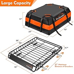 FIVKLEMNZ Car Rooftop Cargo Carrier Roof Bag