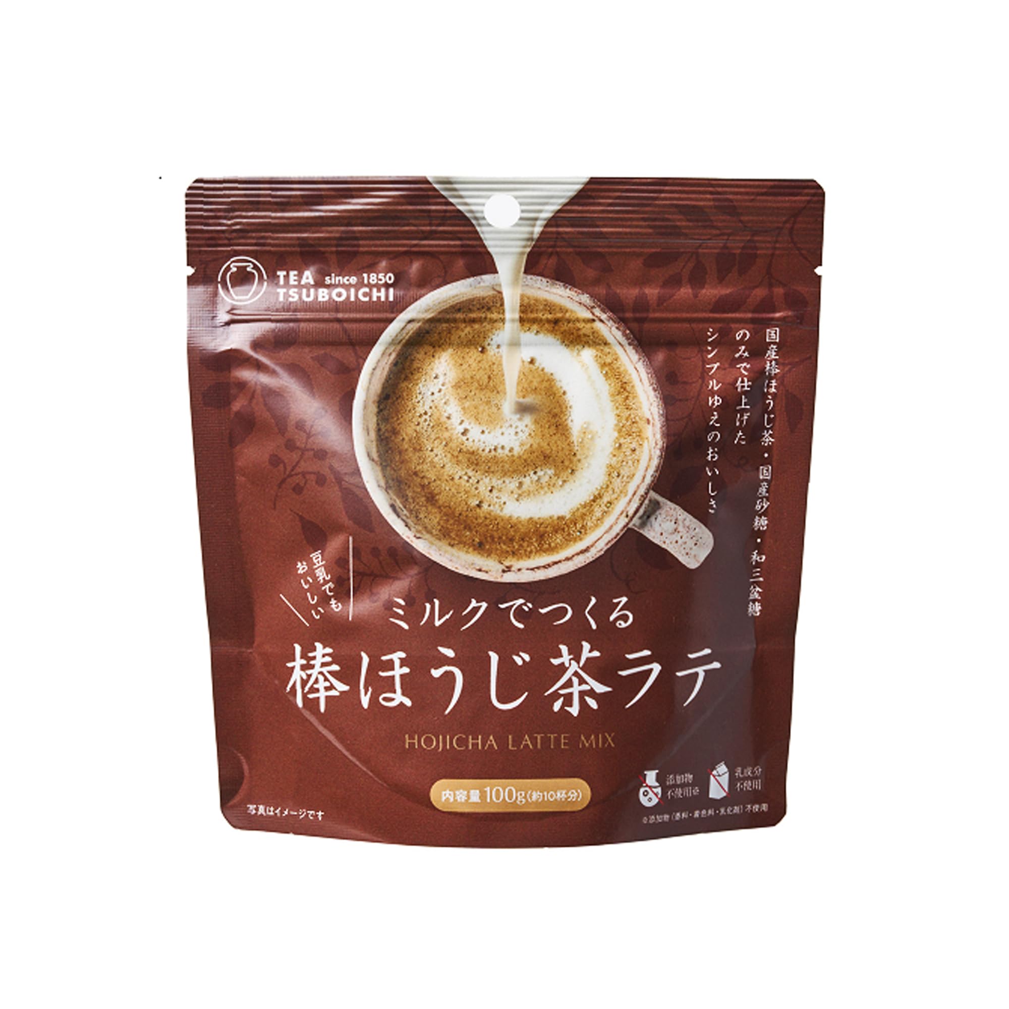 つぼ市製茶本舗 つぼ市 ミルクでつくる棒ほうじ茶ラテ 100g商品画像