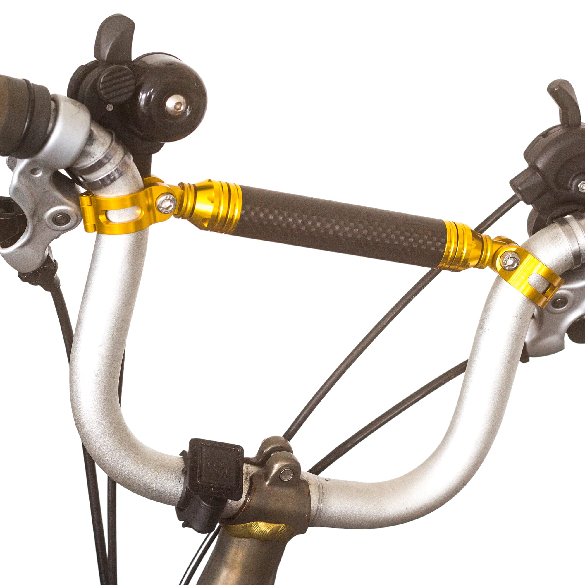 Handlebar Gadget Bridge for BROMPTON Computer/Phone Holder in GOLD