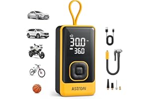 AstroAI L7 Air Tire Inflator Portable Air Compressor, 150PSI Electric Cordless Car Pump with Fast 1-min Inflation, Auto Shuto