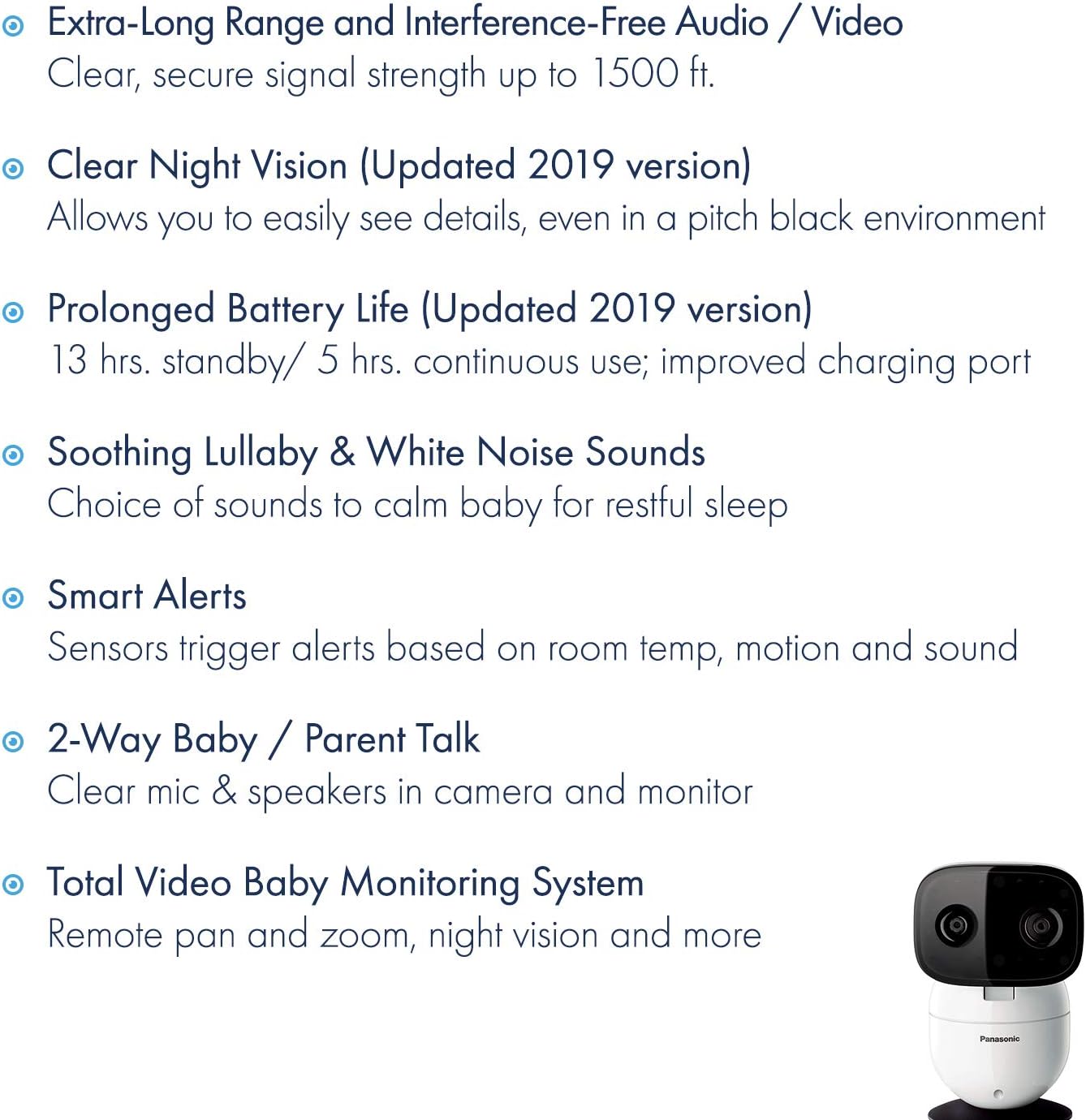panasonic baby monitor moving on its own