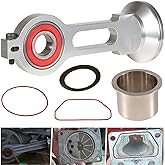 KK-4835 Compressor Piston Kit Connecting Rod Replacement Kit Perfectly Fits for Sears Craftsman Devildiss Dewalt Porter Cable Oil Free Air Compressor Pump, Comparable to KK-4835 KK-5081 A02743