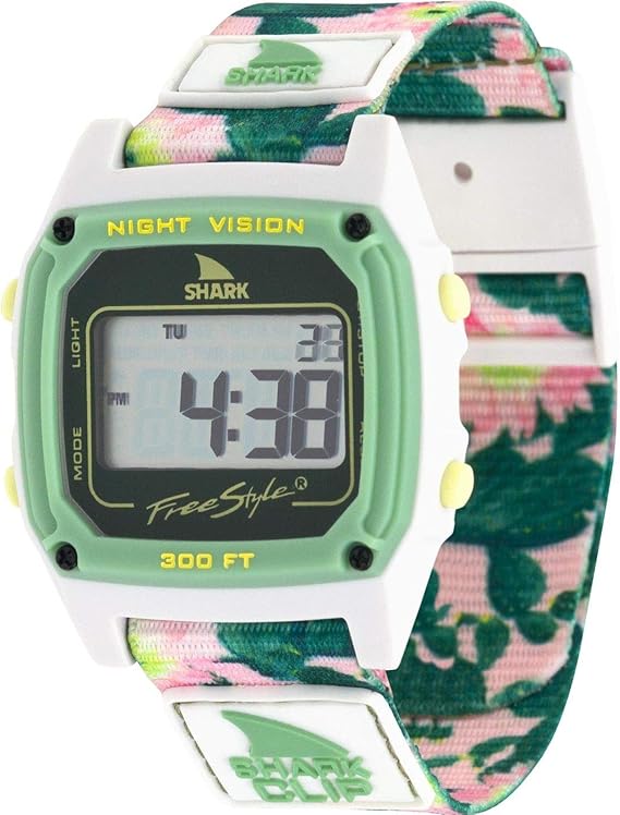 Amazon Freestyle フリースタイル 腕時計 Shark Classic Clip シャーク クラシック クリップ 防水時計 ユニセックス サーフィン Prickly Pear Green 品番 Fs 腕時計 腕時計 通販