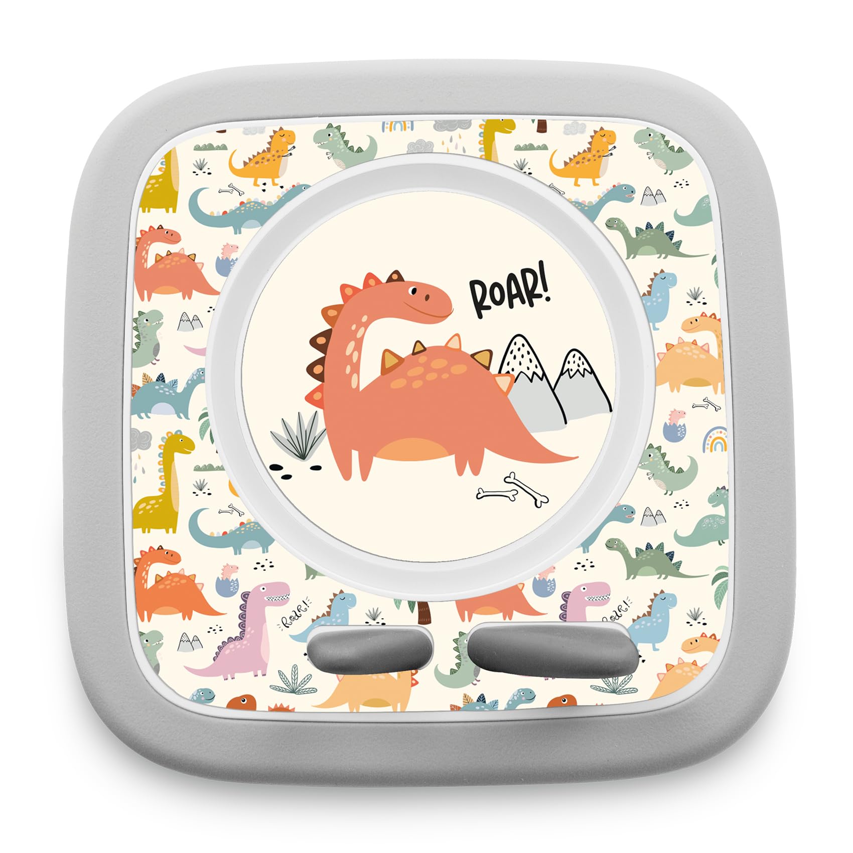 yabaduu Compatible with Toniebox 2 Protective Film - Anti-Scratch Sticker Case for Kids, Perfect Fit Y015 (07 Dinosaurs, No Name)