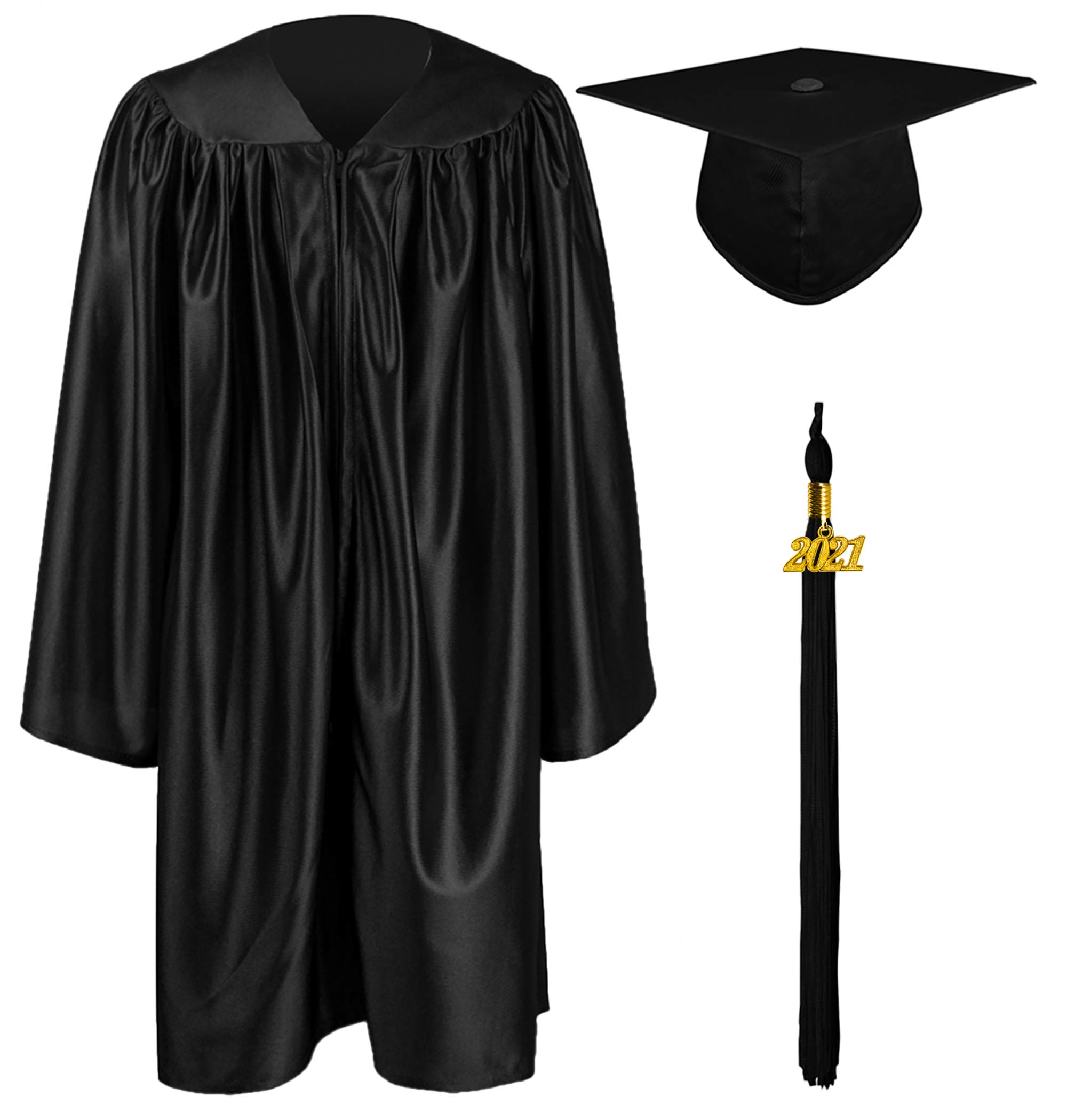GraduationMall Preschool Children s Graduation Cap And Gown 2021 Shiny
