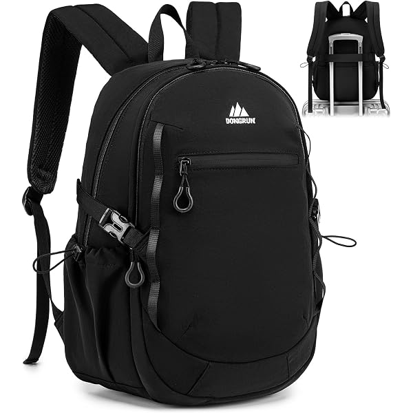 Nixjoro 40x30x15 cm Personal Item Travel Bag,16x12x6 inch Small Carry On Backpack 20L, Flight Approved Underseat Travel Luggage Bag,Mochila de Viaje,Cabin Size Lightweight Black
