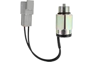 Eparts, Inc. E-6676029 Spool Lock Solenoid for Bobcat 751, S650, S630, S590, S595, S570, S530, S550, S510, S450, S330, S300, S250, S220, S205, S185, S175, S160, S150, S130, S100, 963, 883, 873, 864,