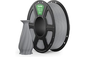 DEEPLEE PLA PRO Filament 1.75mm, Stronger Toughness 3D Printer Filament, PLA Filament Dimensional Accuracy +/- 0.02 mm, Neatly Wound, Fits Most FDM 3D Printer, 1KG Grey