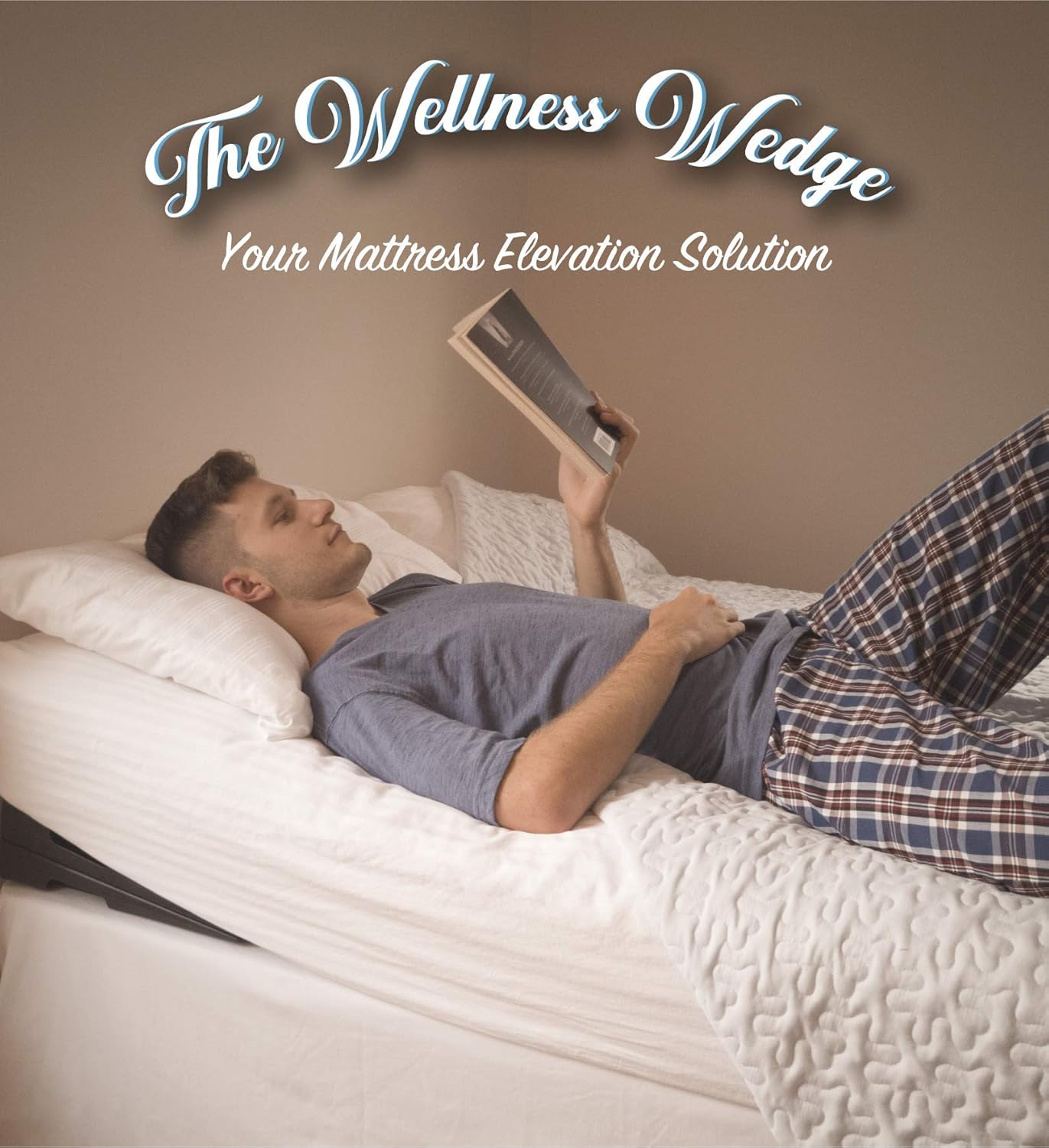 The Wellness Wedge Your Mattress Elevation Solution; Two Pack of Plastic Wedges: Home & Kitchen