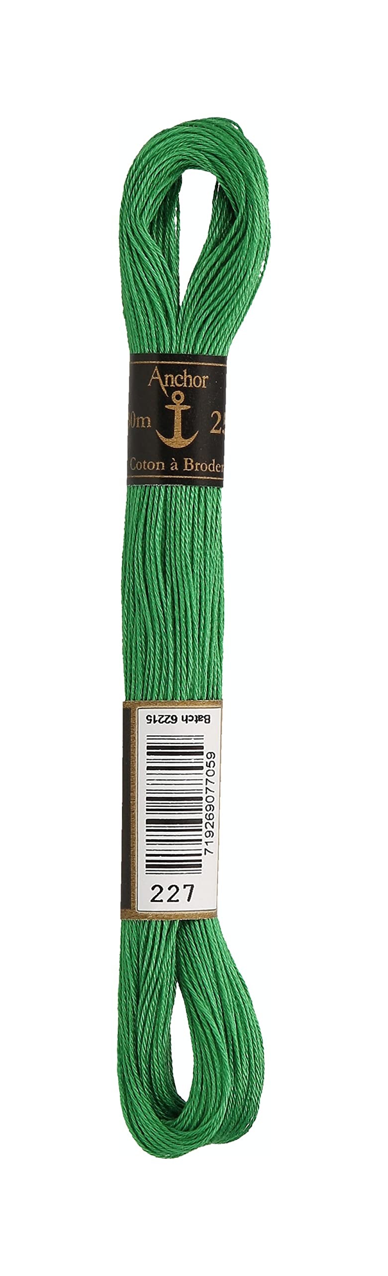 ANCHOR Quadruple Embroidery Thread, Thickness: 25, Running Length: 30M 227 Embroidery Threads