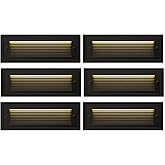 RUNBARRY 9 Inch Low Voltage Step Lights Outdoor, 12V 5W LED Landscape Stair Lights, 3000K/4000K/6500K Deck Step Lights, IP65 